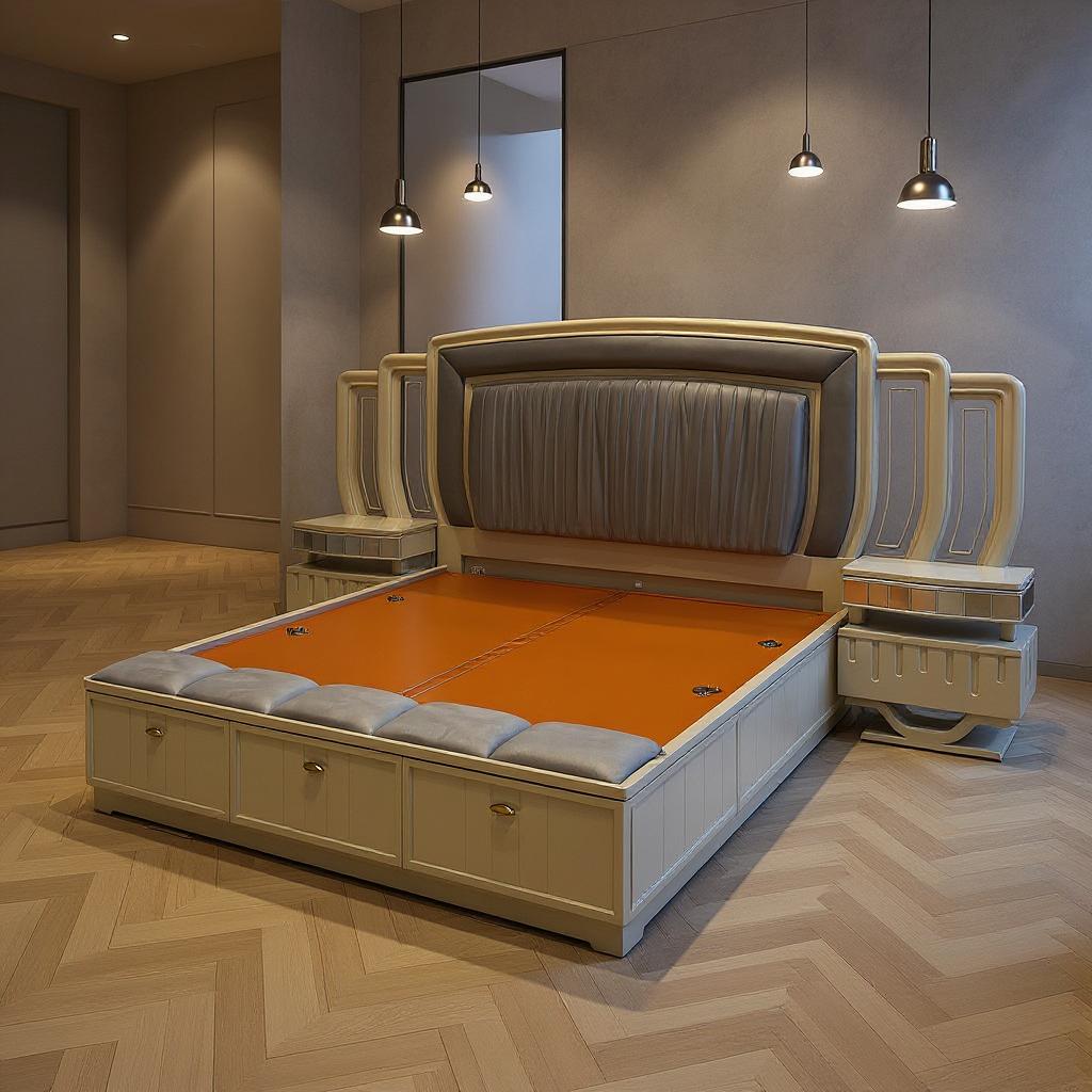 Classic Wooden Bed